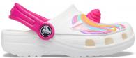 CROCS FL CLASSIC IAM UNICORN CLOG KIDS  WHITE