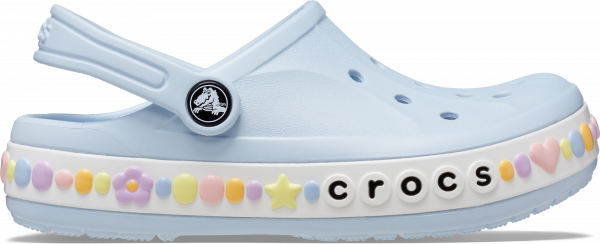 CROCS BAYABAND CHARM BAND CLOG T mineral blue