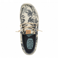 Wally Palm Jute  Egret / Cloud Blue