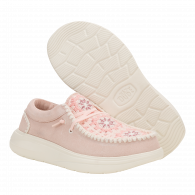 Wendy COMF Suede Crochet  Pale Pink / Multi