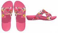 Crocs Serena Printed Crss Bnd Slide floral/poppy