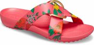 Crocs Serena Printed Crss Bnd Slide floral/poppy