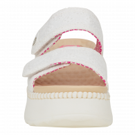 Delray Slide Eyelet  White