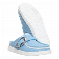 Wendy Slip Buckle Denim  Blue/Multi