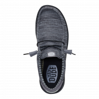 Wally Stretch Sox  Granite Grey / Black