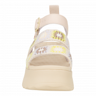 Delray Buckle Cottage Crochet  Egret / Lavender / Muti