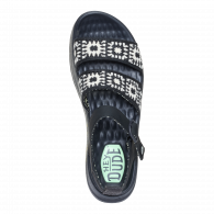 Delray Buckle Cottage Crochet  Black / White