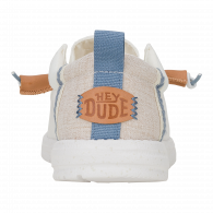 Wally Summer Linen  White / Stone Grey