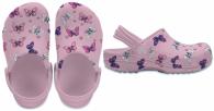 Crocs Classic Butterfly Clog balerina pink